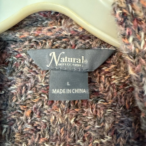 Natural Reflections Speckled Knit Cardigan - Picture 3 of 3